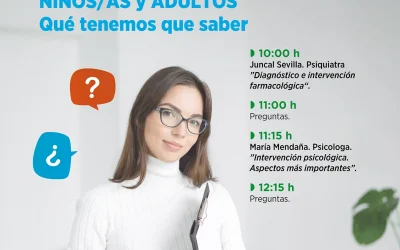 Jornada online: “TDAH: Diagnóstico y atención psicológica” para niños/as y adultos