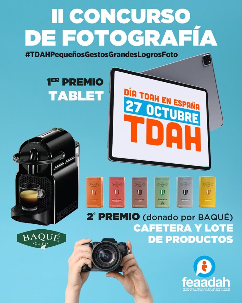 Cartel del II Concurso de Fotografía de FEAADAH.